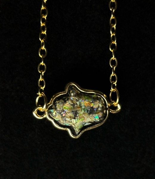 картинка 3 Подвеска хамса черный от магазина Бронная.Shop+