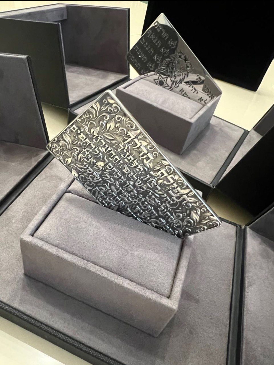 картинка Карточка Тфилат Дерех серебряная от магазина Бронная.Shop+