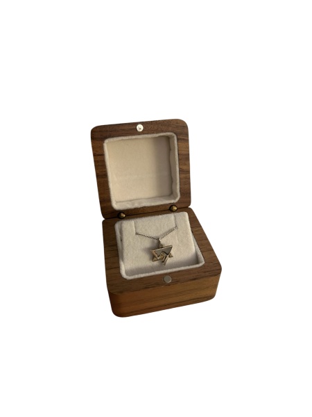 картинка маген давид серебро малый от магазина Бронная.Shop+