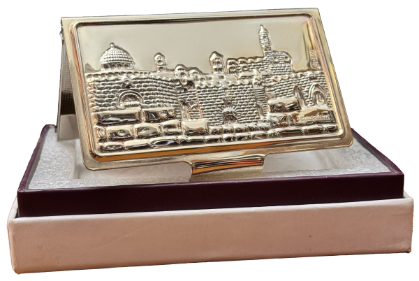 картинка Визитница серебро Иерусалим от магазина Бронная.Shop+