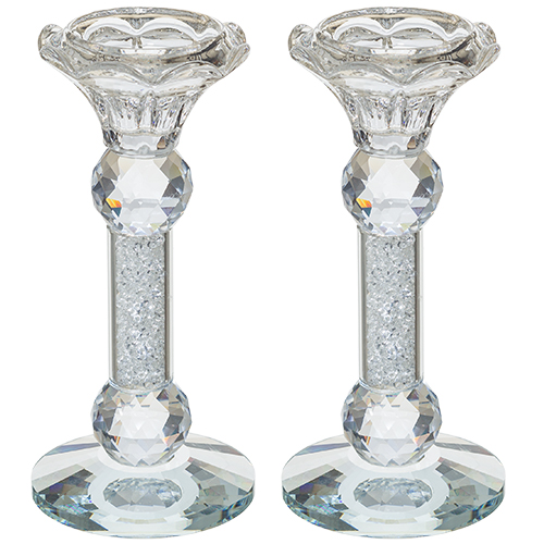 картинка Подсвечники хрустальные с бисером от магазина Бронная.Shop+