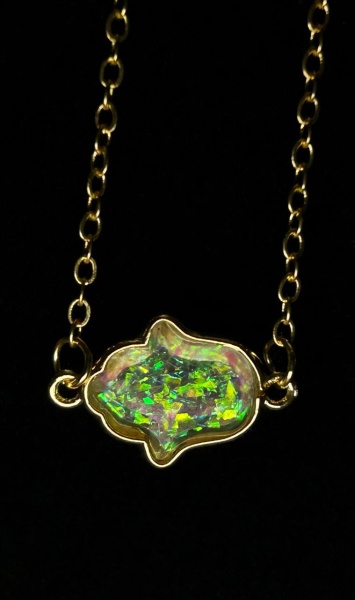 картинка 2 Подвеска хамса белый от магазина Бронная.Shop+