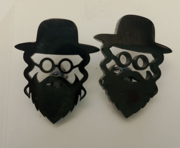 картинка Запонки раввин черные от магазина Бронная.Shop+