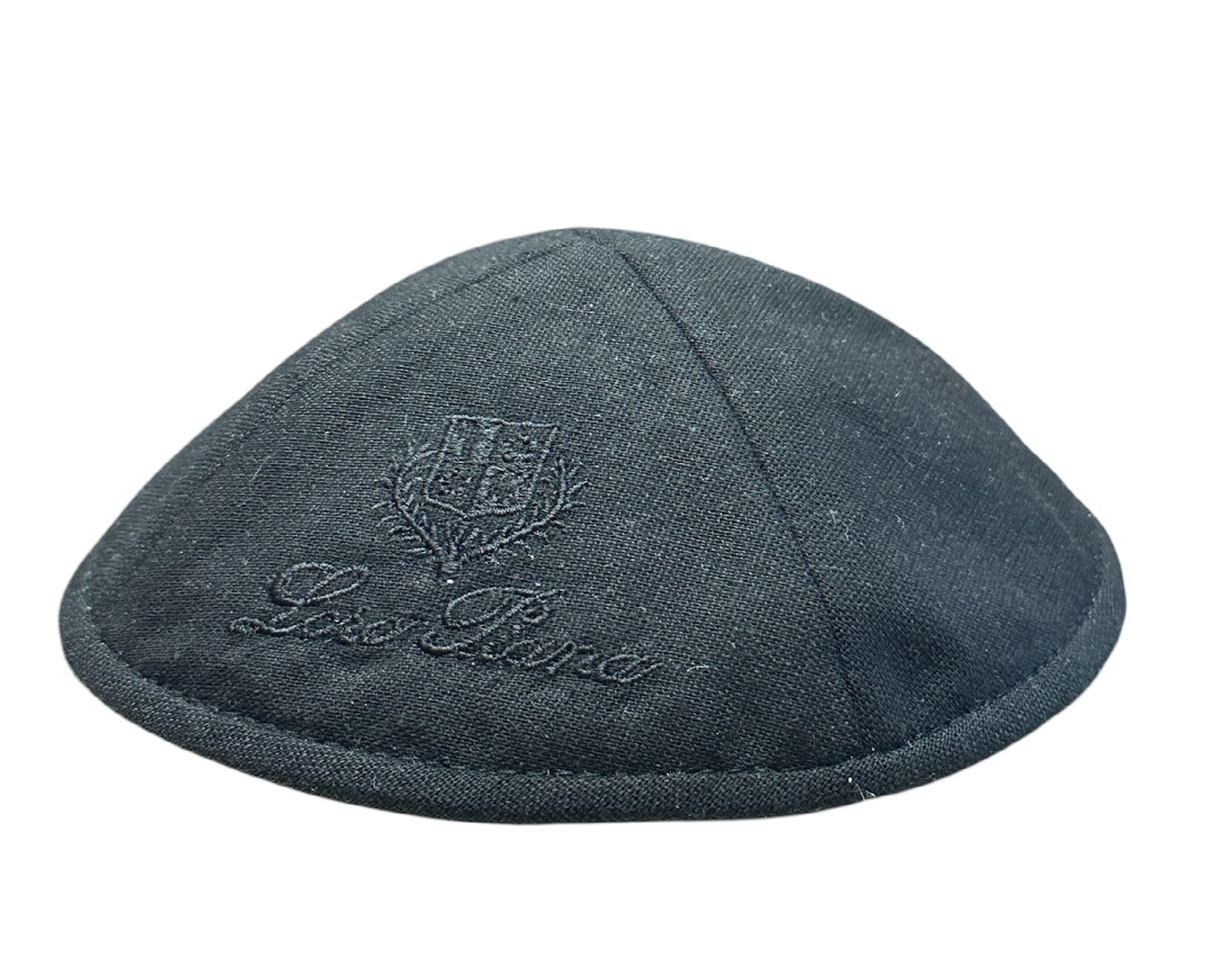 картинка Кипа Лоро Пиана Лен с заколкой от магазина Бронная.Shop+