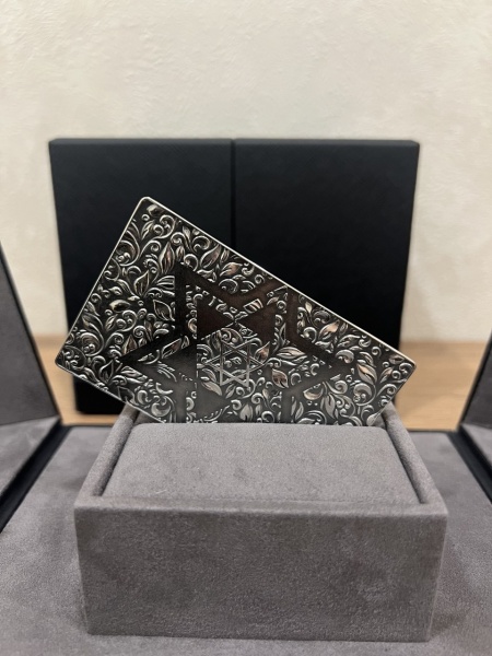 картинка Карточка Тфилат Дерех серебряная от магазина Бронная.Shop+