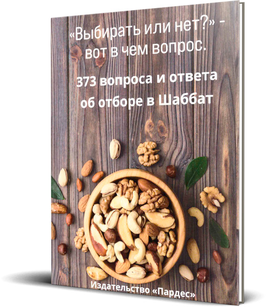картинка О законах отбора в Шабат от магазина Бронная.Shop+