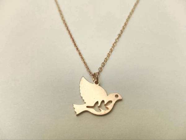 картинка 16 Подвеска голубь розовый от магазина Бронная.Shop+