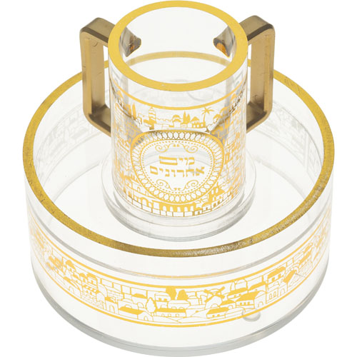 картинка Маим ахроним акрил Золотой Иерусалим от магазина Бронная.Shop+