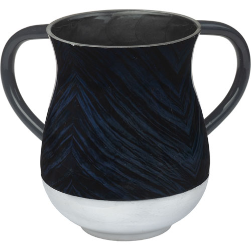 картинка Натла алюминий черная с синими полосами от магазина Бронная.Shop+