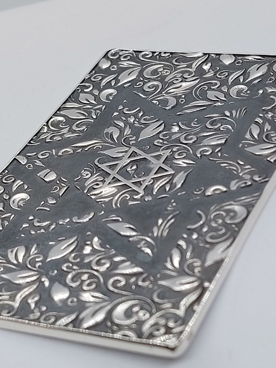 картинка Карточка Тфилат Дерех серебряная от магазина Бронная.Shop+